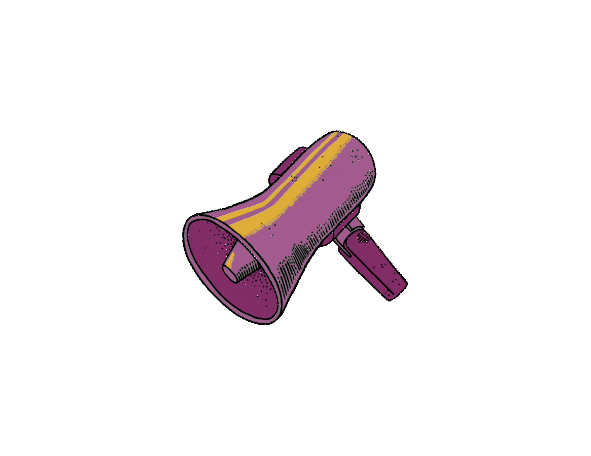 Megafone animado da Videoimagem